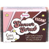Bomb Cosmetics Shower Soap Scrub Coco Glow Bar - British product