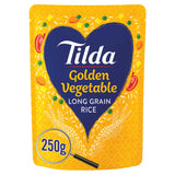 Tilda Microwave Rice Classics Golden Vegetable 250g GOODS Sainsburys   