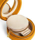 L'ATELIER NAWBAR Rebel Eye velvet-lined embroidered jewellery box with zip fastening, UK version