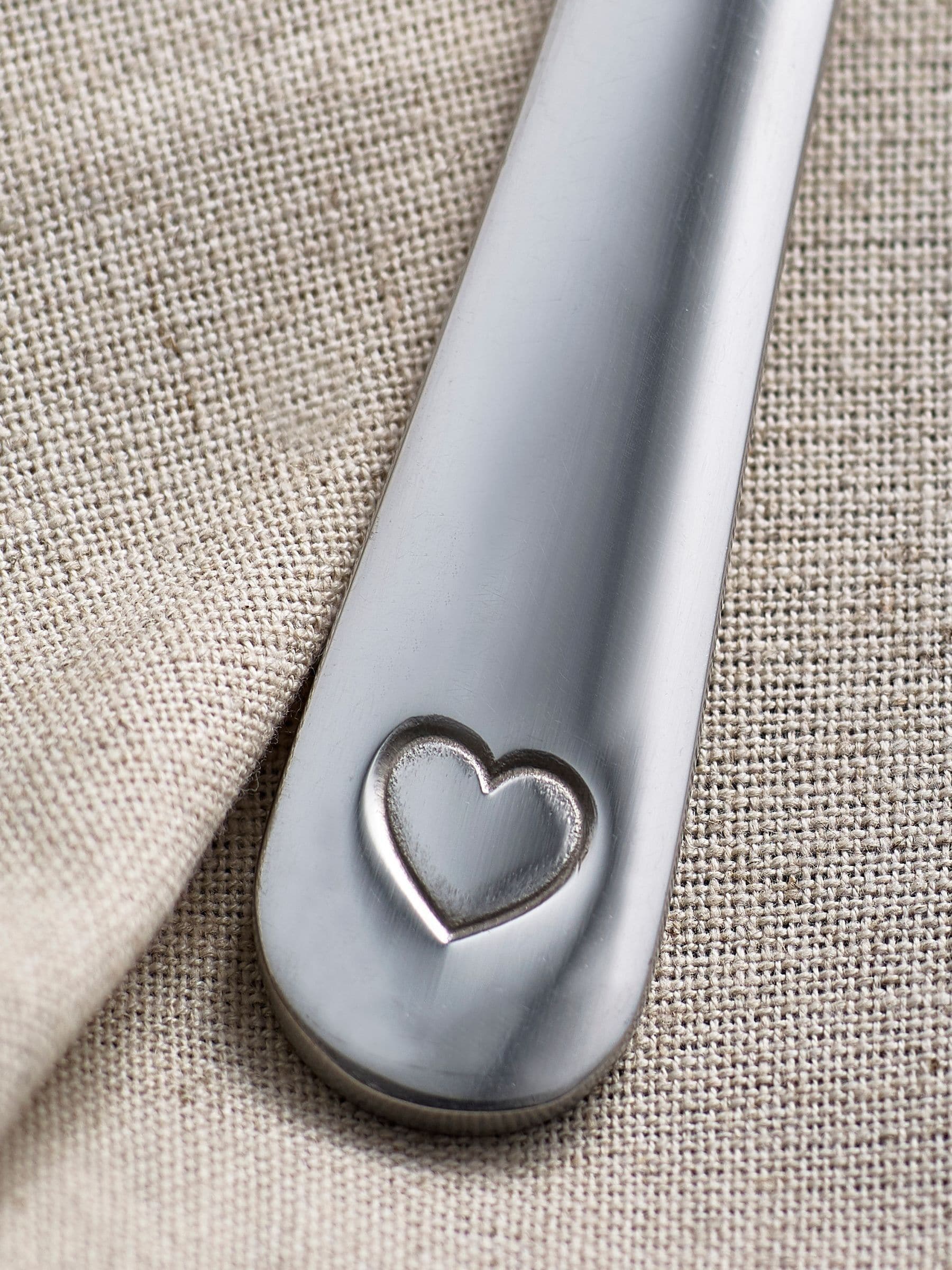 Heart stainless steel cutlery set 16pc (British brand)