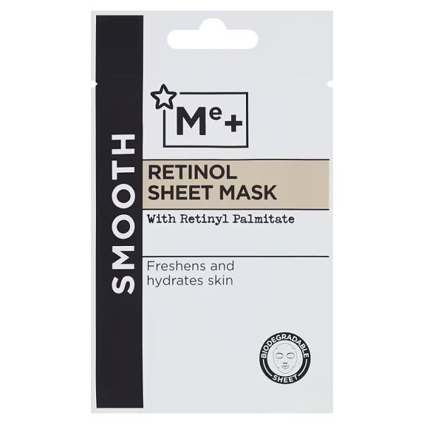 Me+ Retinol Sheet Mask Anti-Ageing imported from the UK
