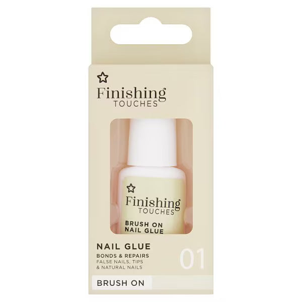 Superdrug Finishing Touches nail glue pink (British brand)