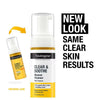 Neutrogena mousse cleanser clear and soothe 150ml, imported from the UK