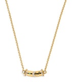 L'Atelier Nawbar yellow gold and diamond Warrior necklace, UK version