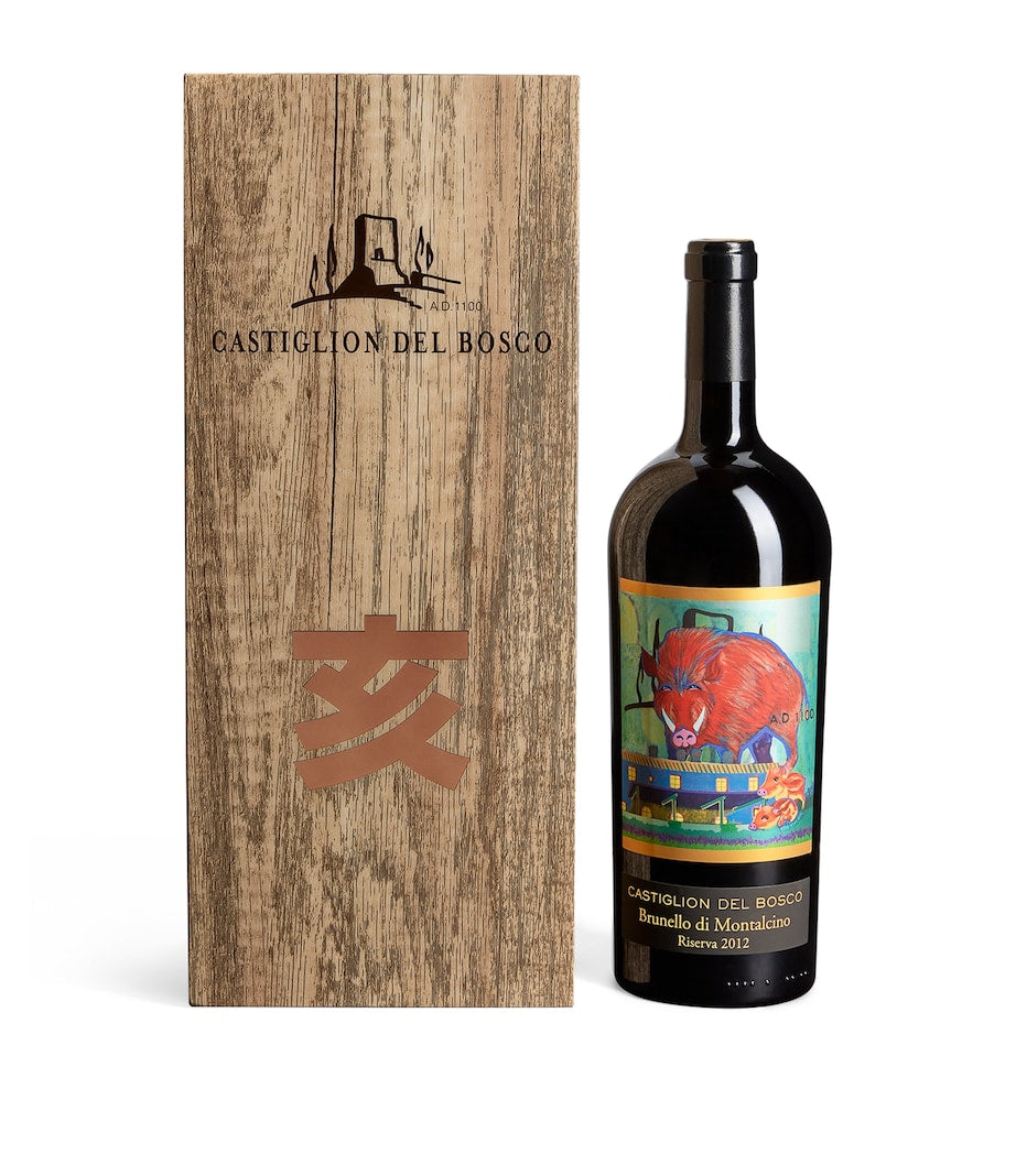 Bosco Zodiac Boar Brunello di Montalcino Riserva 2012 red wine 75cl - British product