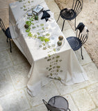Alexandre Turpault Barbade palm print embroidered tablecloth 170cm x 320cm - British product