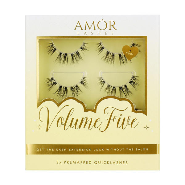 House of Amor Volume 5 false eyelashes multipack - British product