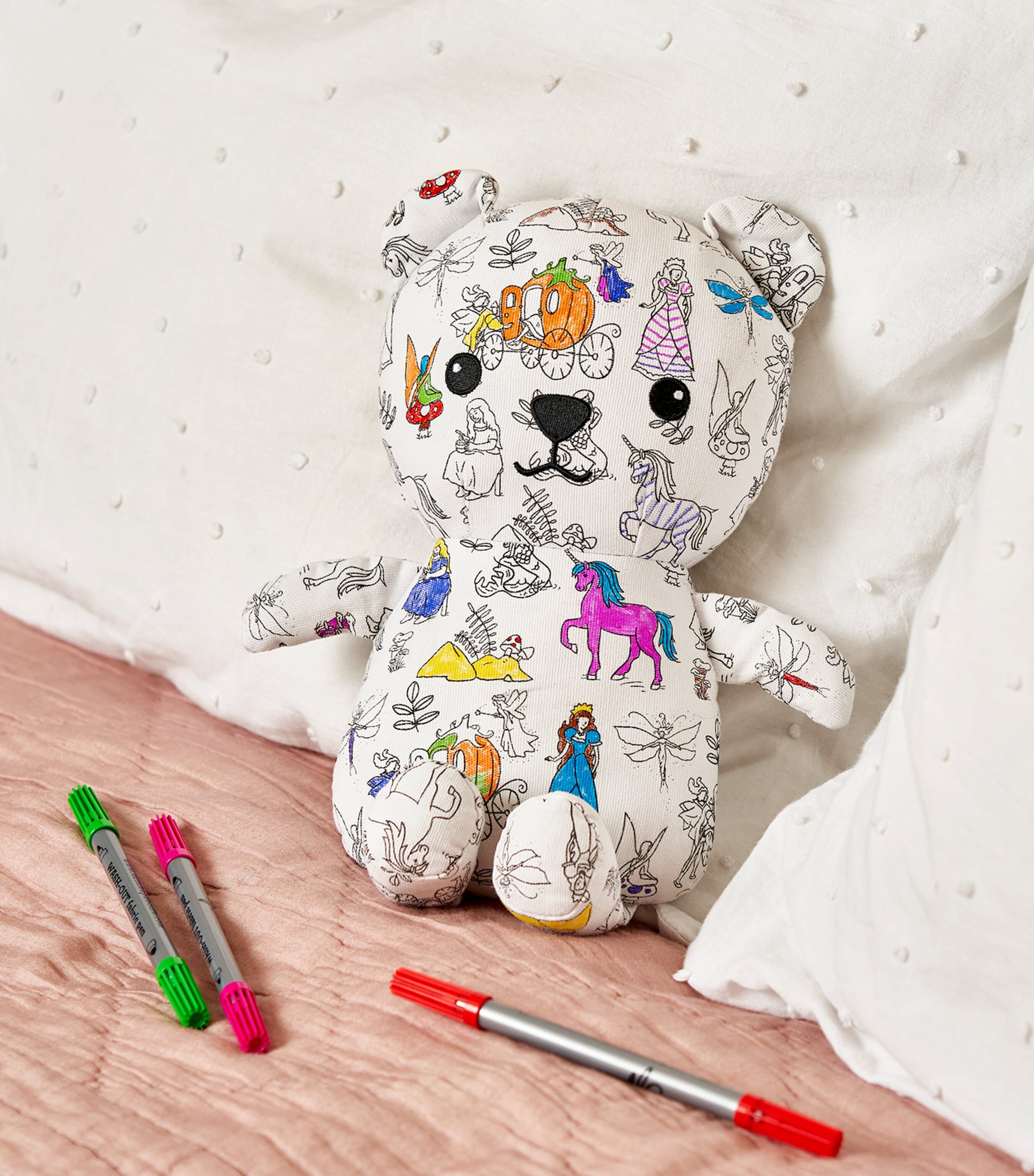 eatsleepdoodle Colour-In Fairytale Artie Bear