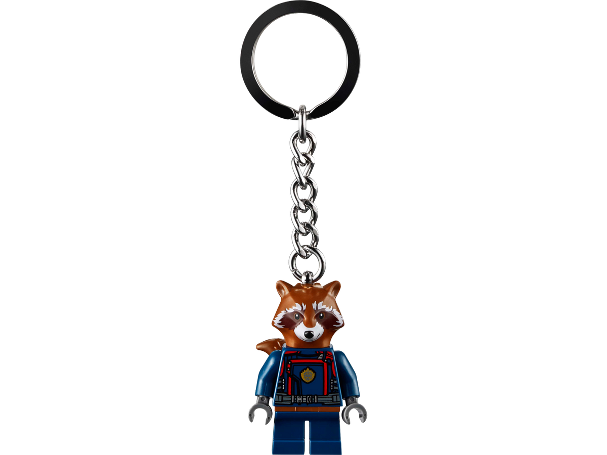 LEGO Rocket Raccoon Key Chain 9cm, imported from the UK