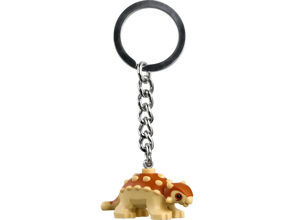 LEGO Jurassic World Baby Ankylosaurus Keyring, UK version