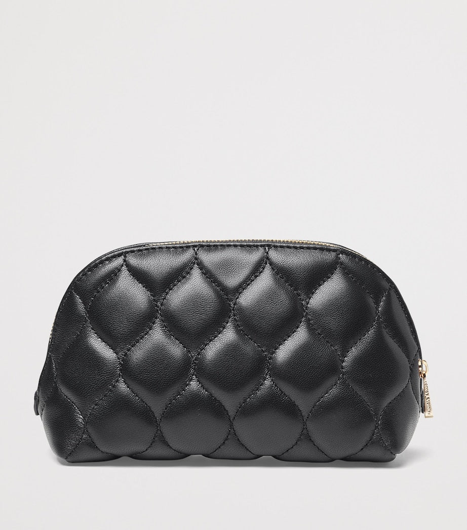 Aspinal of London small leather makeup bag - British product
