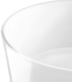 LSA International glass serving bowl with tapered edges, 30cm diameter, UK version