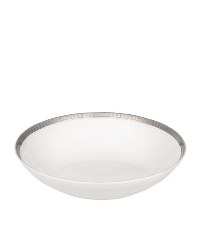 Christofle Malmaison Platinum Porcelain Bowl 19cm