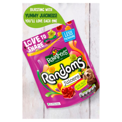 Rowntree's Randoms Juicers Fruktige Seige Godterier 140g