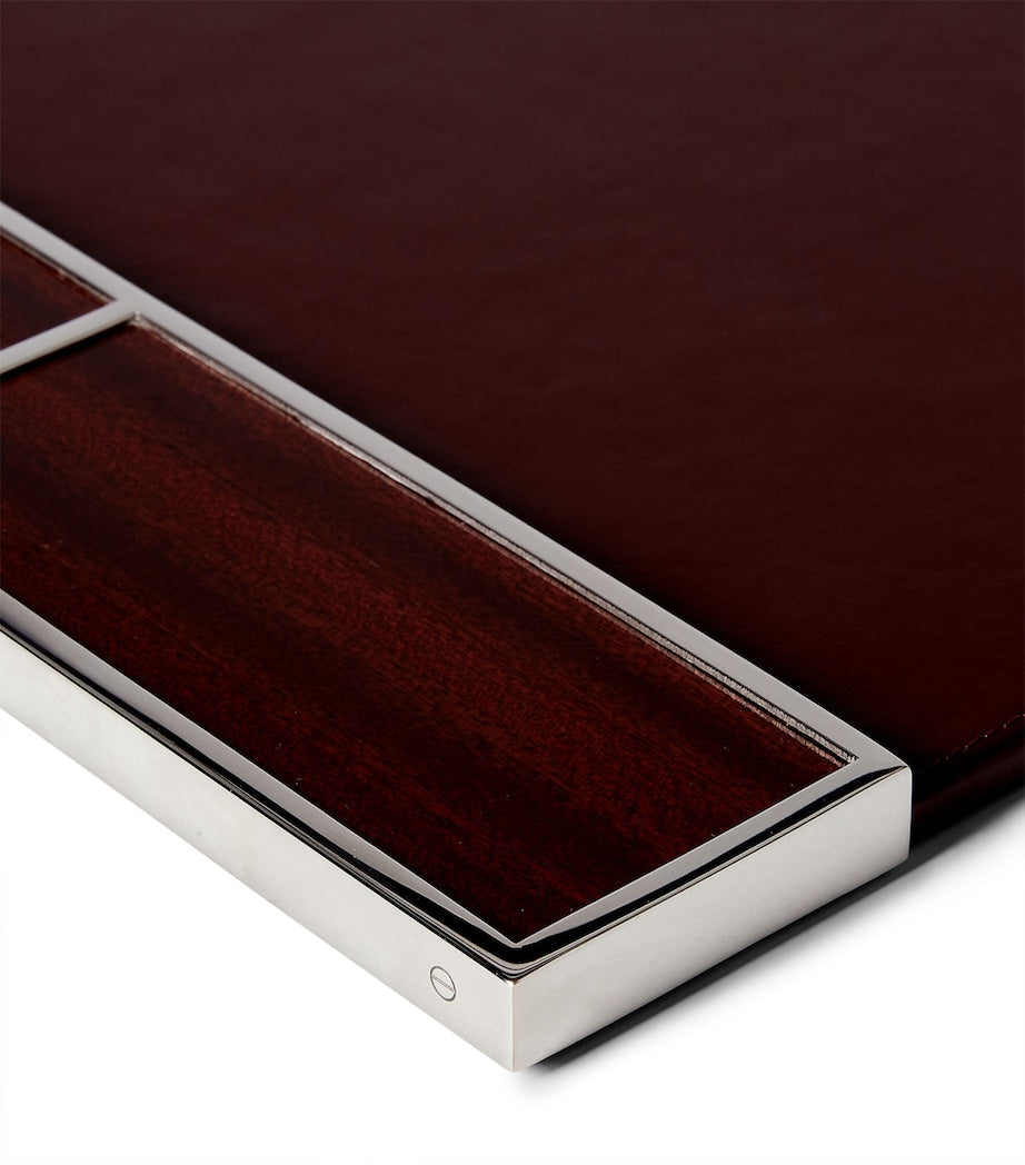 Ralph Lauren Home Wood Veneer Hilding Desk Blotter