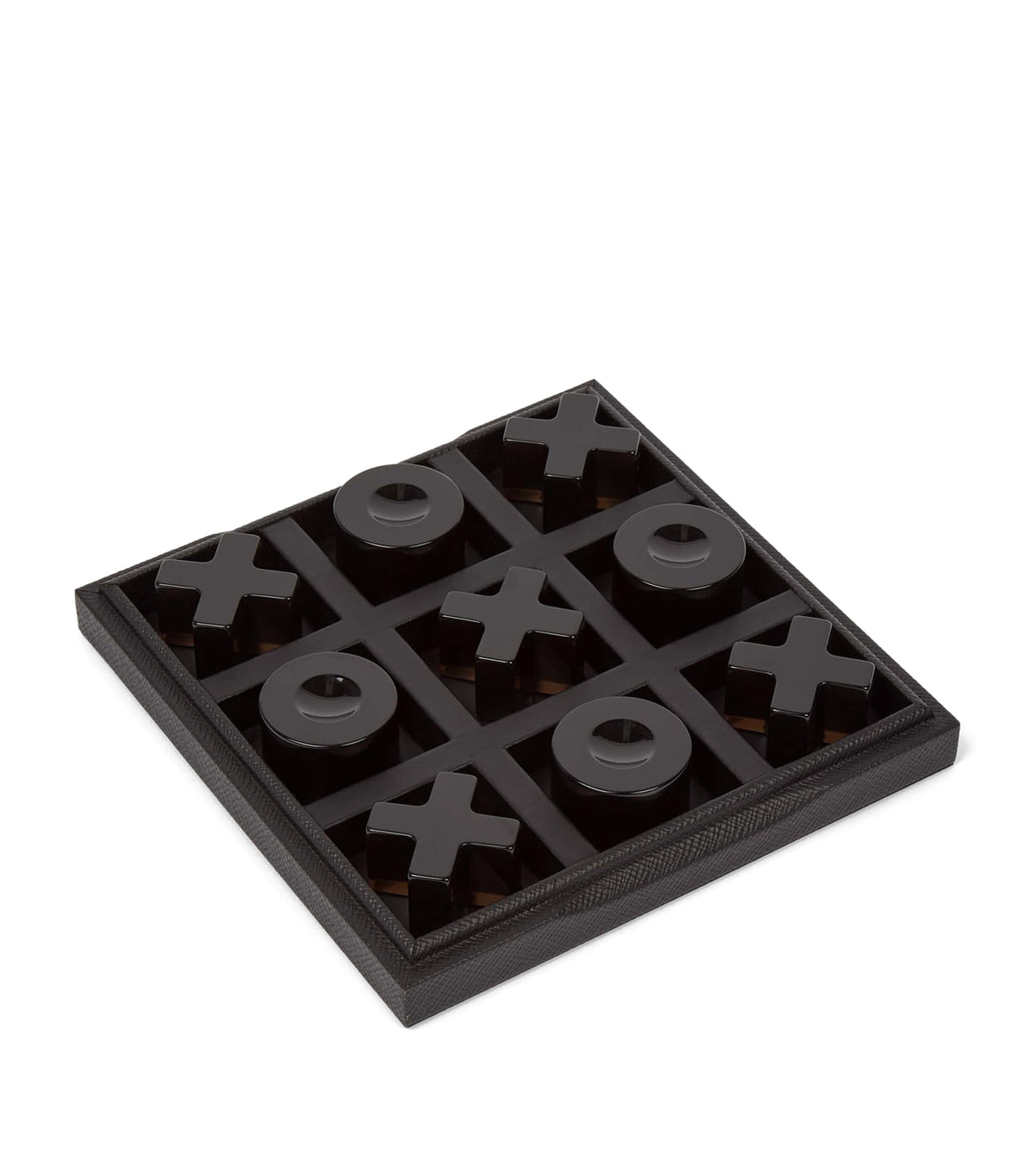 Smythson Panama Leather Noughts and Crosses board game (British brand)