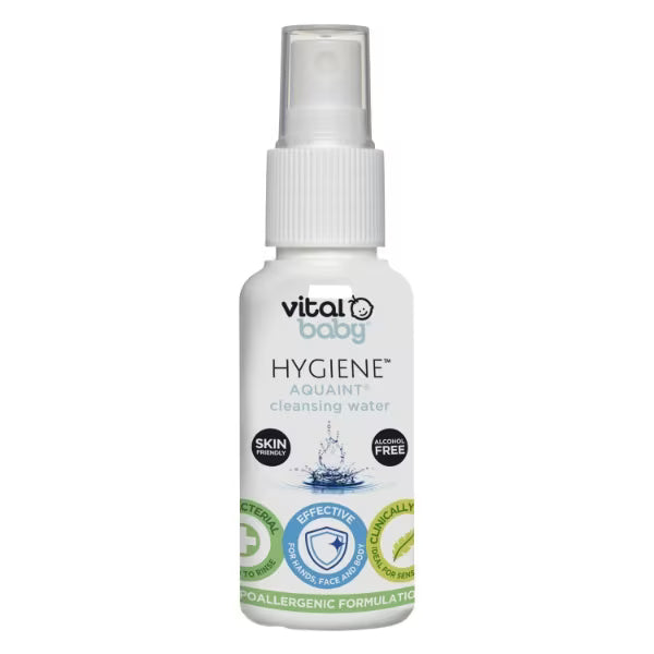 Vital Baby Aquaint Sanitising Water 50ml (British brand)