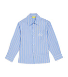 Off-White kids cotton stripe arrows shirt 4-12+ years, imported from the UK