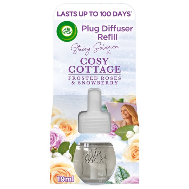 Airwick Electric Single Refill Cosy Cottage Frosted Roses & Snowberry   19ml - McGrocer
