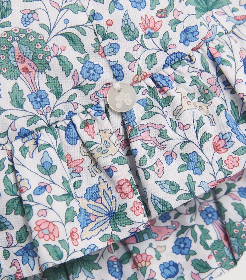 Tartine et Chocolat Cotton Liberty Print Floral Bonnet