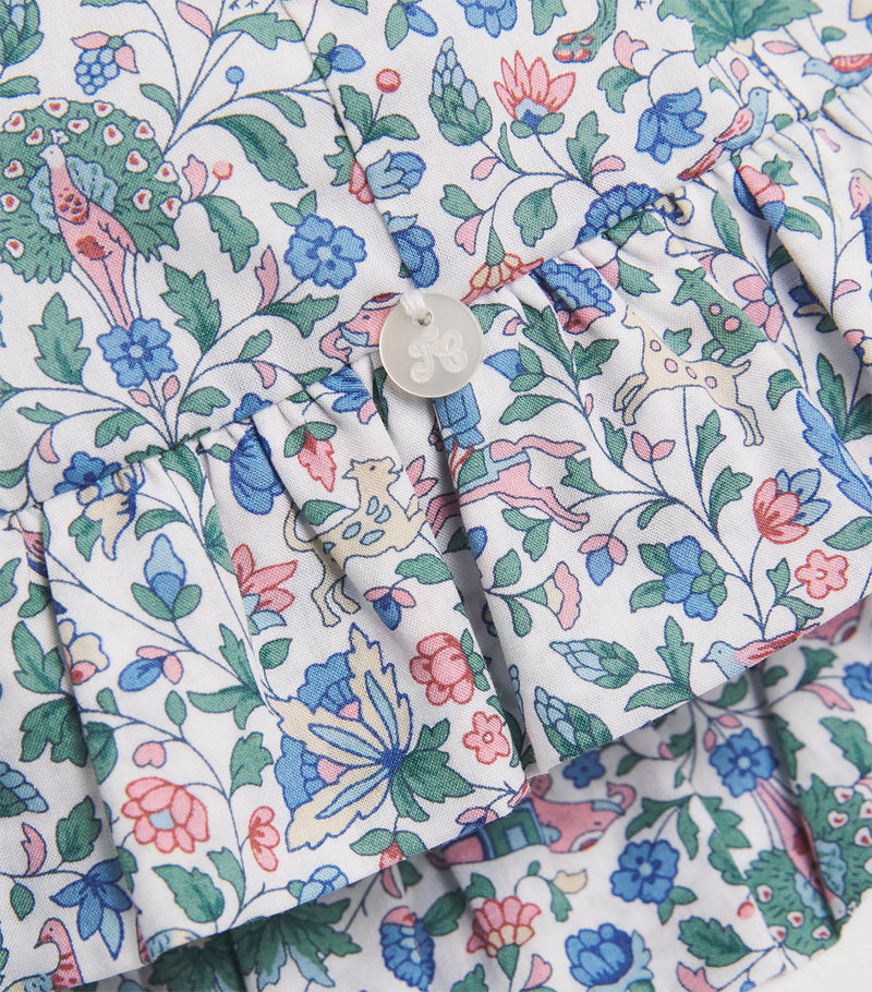 Tartine et Chocolat Cotton Liberty Print Floral Bonnet