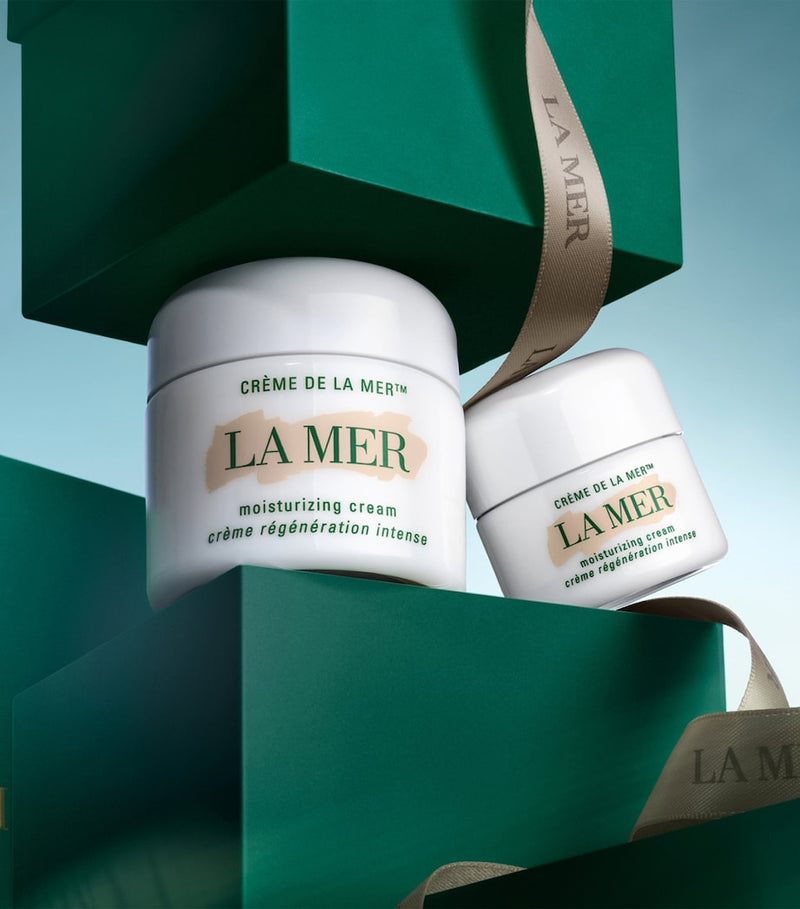 La Mer moisturizing cream duet set for ageing skin with 60ml and 15ml jars, UK version