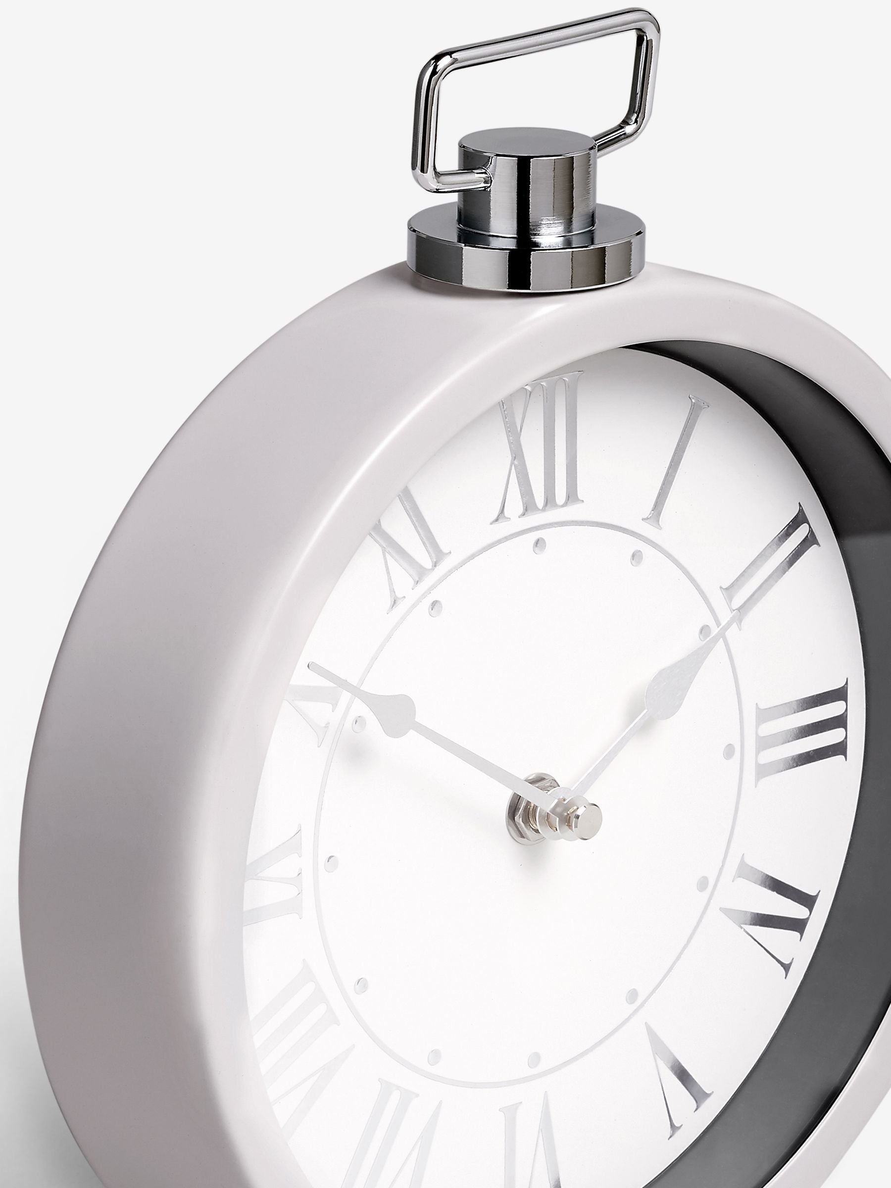 Stone Pretty vintage mantel clock measuring 25cm by 25cm by 4cm (British brand)