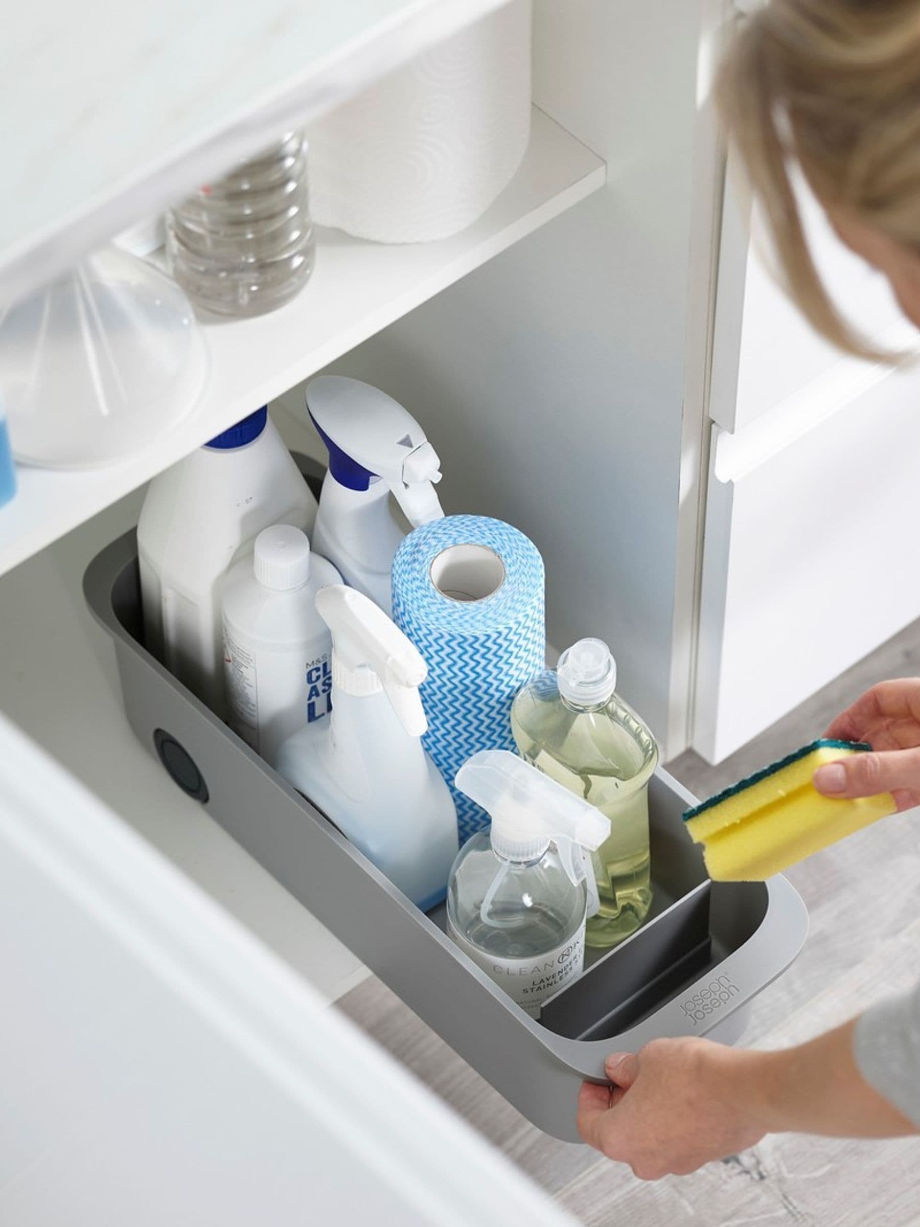 Joseph Joseph grey CupboardStore storage caddy, UK version