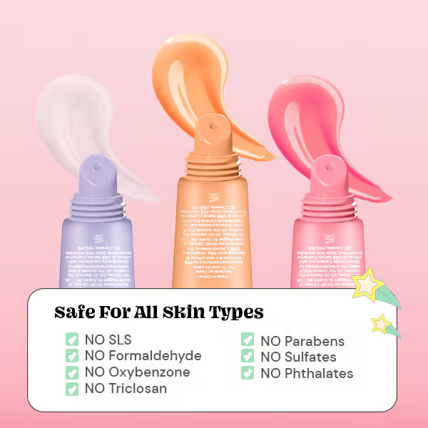 DNR Glossmetics Lip Glaze Kit 3-Pack - British product