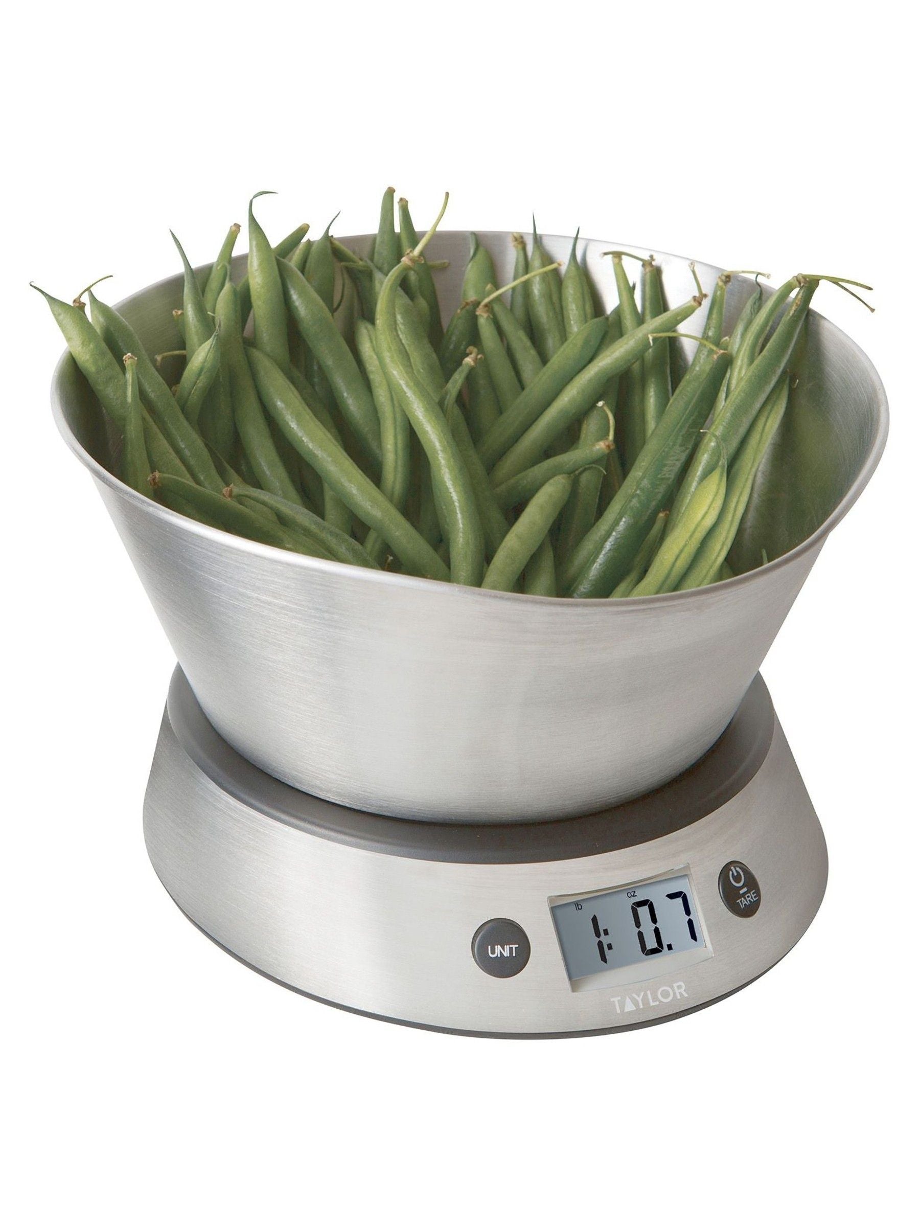 Taylor Pro Silver Dual Kitchen Digital Scale 5kg (British brand)