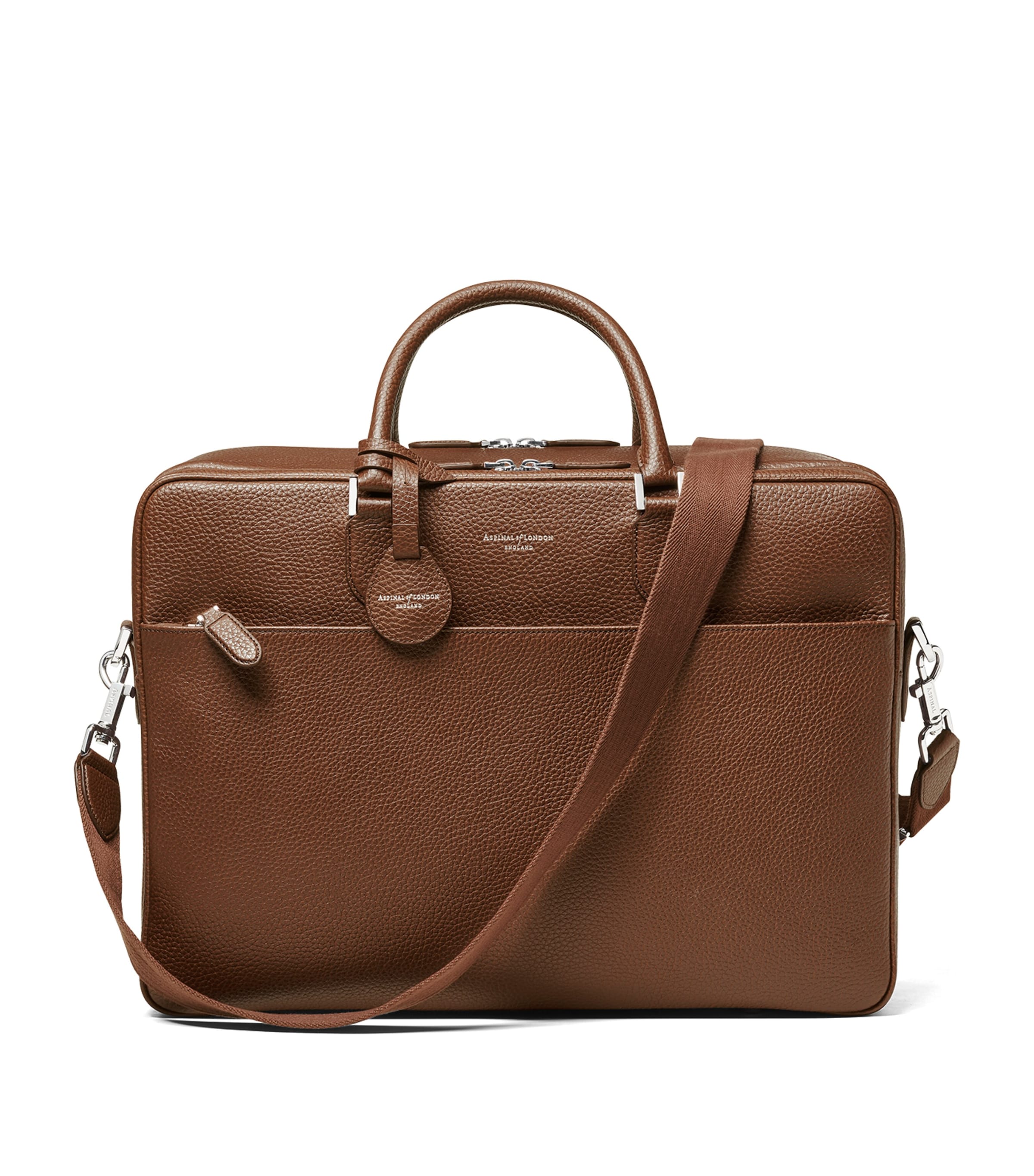 Aspinal Of London Leather 48 Hour Mount Street Travel Bag