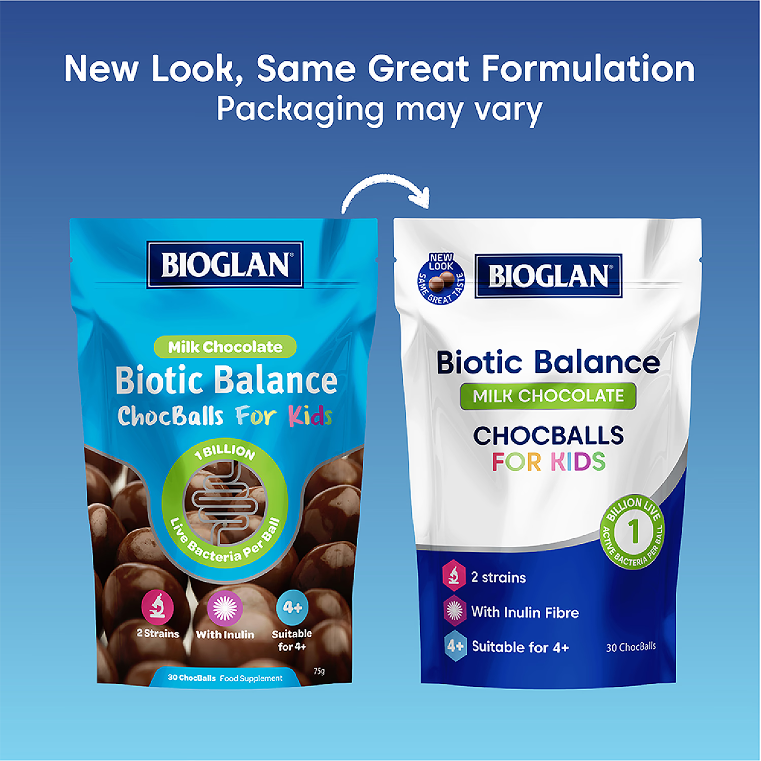 Bioglan Biotic Balance ChocBalls Kids Chocolate 75g - British product