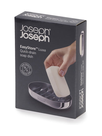 طبق صابون Joseph Joseph EasyStore Luxe من الفولاذ المقاوم للصدأ