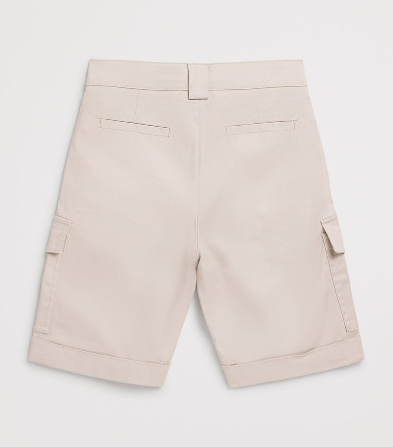 Balmain kids cotton-blend chino shorts 4-14 years - British product