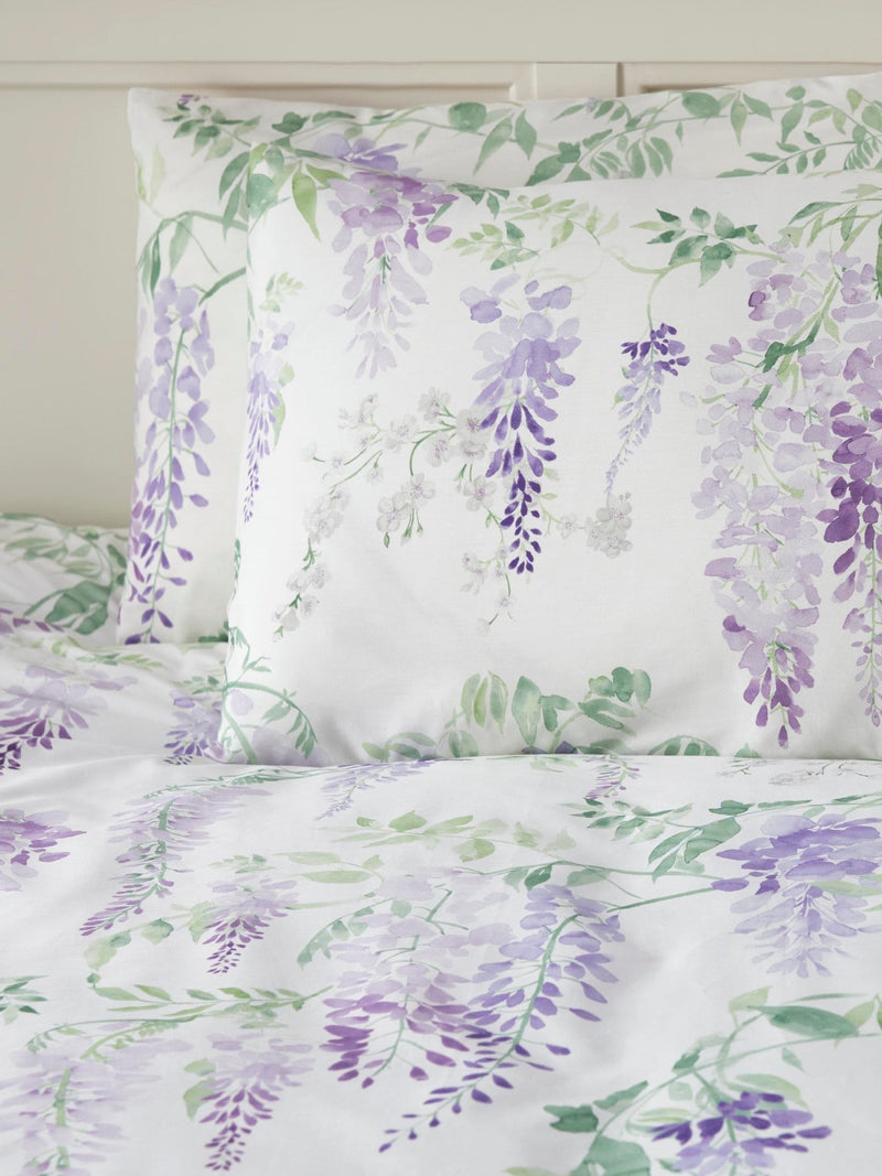 Dreams & Drapes Purple Wisteria duvet cover set - British product