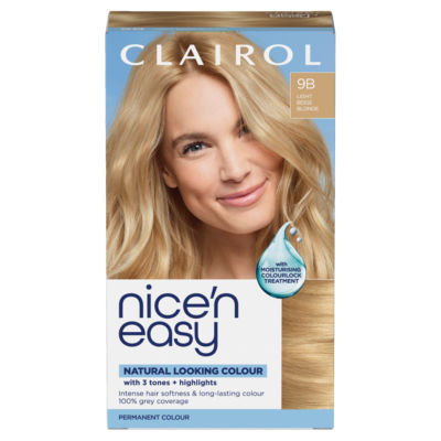 Clairol hair dye 9B Light Beige Blonde - British product