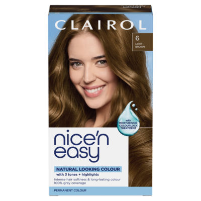 Clairol Nice'n Easy Permanent Hair Dye 6 Light Brown