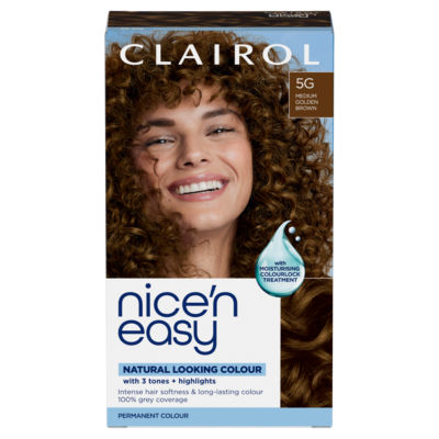 Clairol Nice'n Easy Permanent Hair Dye 5G Medium Golden Brown