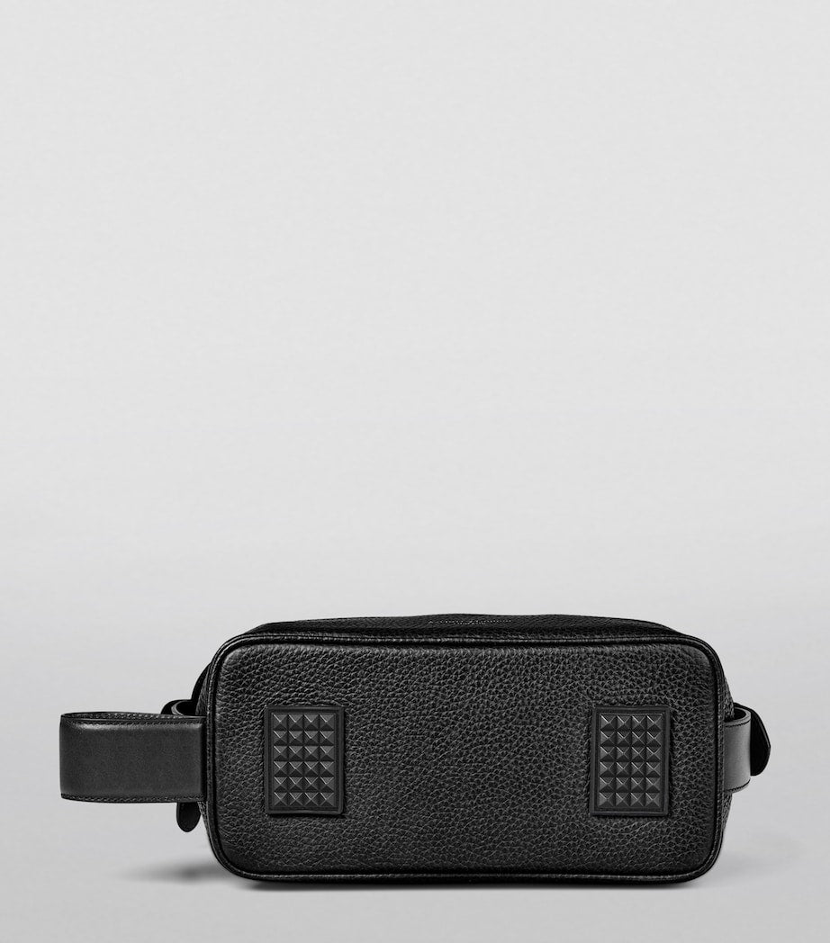 Aspinal of London leather reporter wash bag - British product