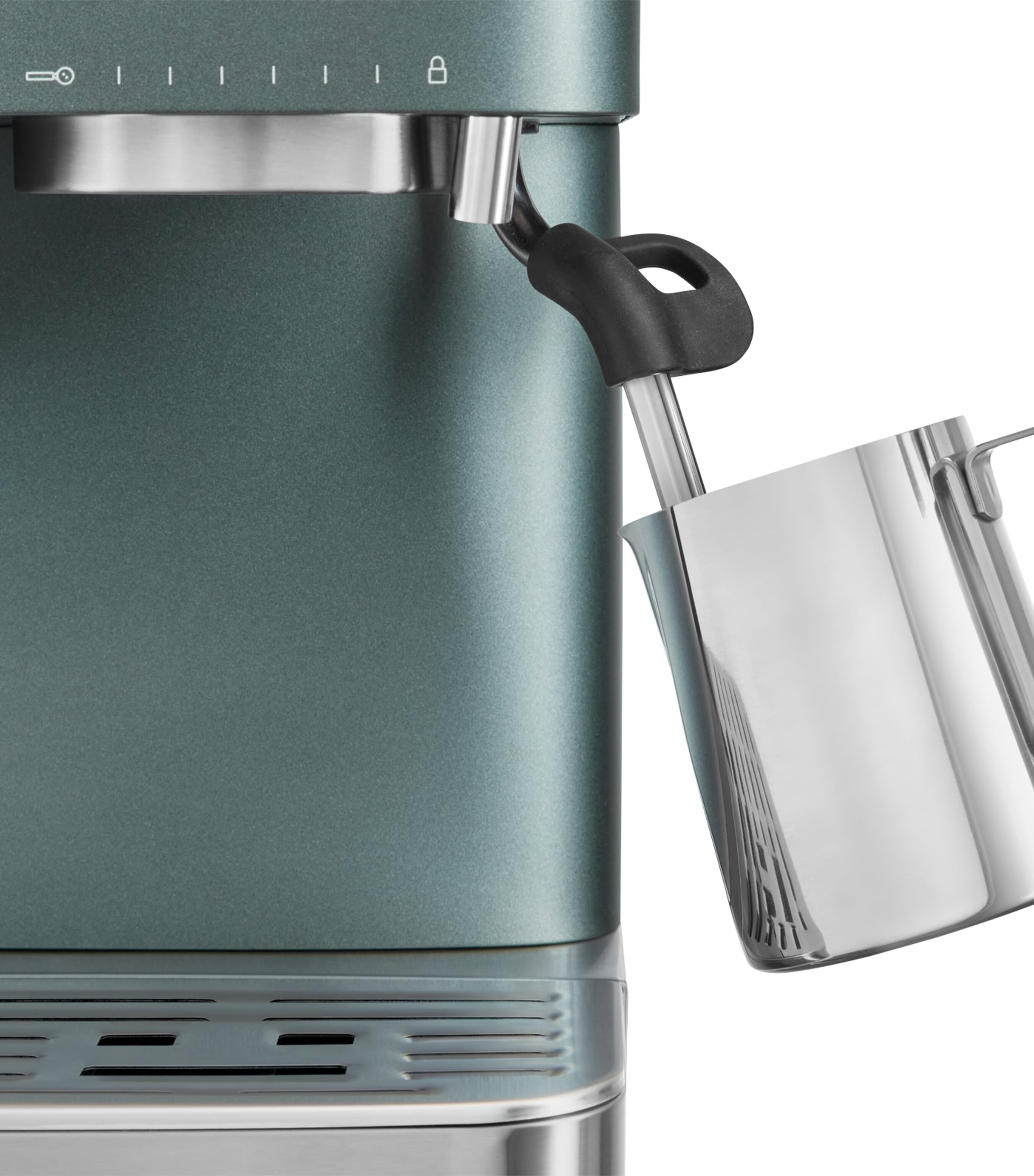 KitchenAid semi automatic espresso machine with burr grinder, UK version