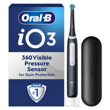 Oral-B iO 3 electric toothbrush with visible pressure sensor, imported from the UK