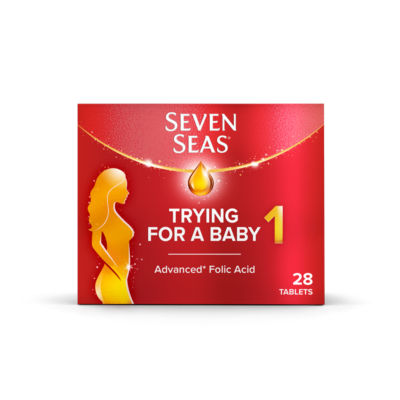 Seven Seas Trying For A Baby prenatal supplement 28 tablets (British brand)