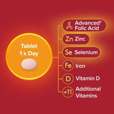 Seven Seas Trying For A Baby prenatal supplement 28 tablets (British brand)