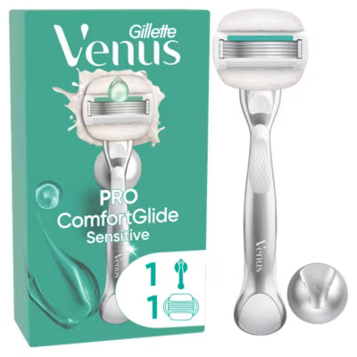 Gillette Pro ComfortGlide Sensitive Women's Razor with Aloe, UK version