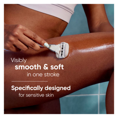Gillette Pro ComfortGlide Sensitive Women's Razor with aloe, UK version