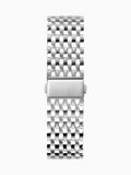Accurist Mens Silver Tone Dive Automatic Stainless Steel Bracelet 42mm Watch