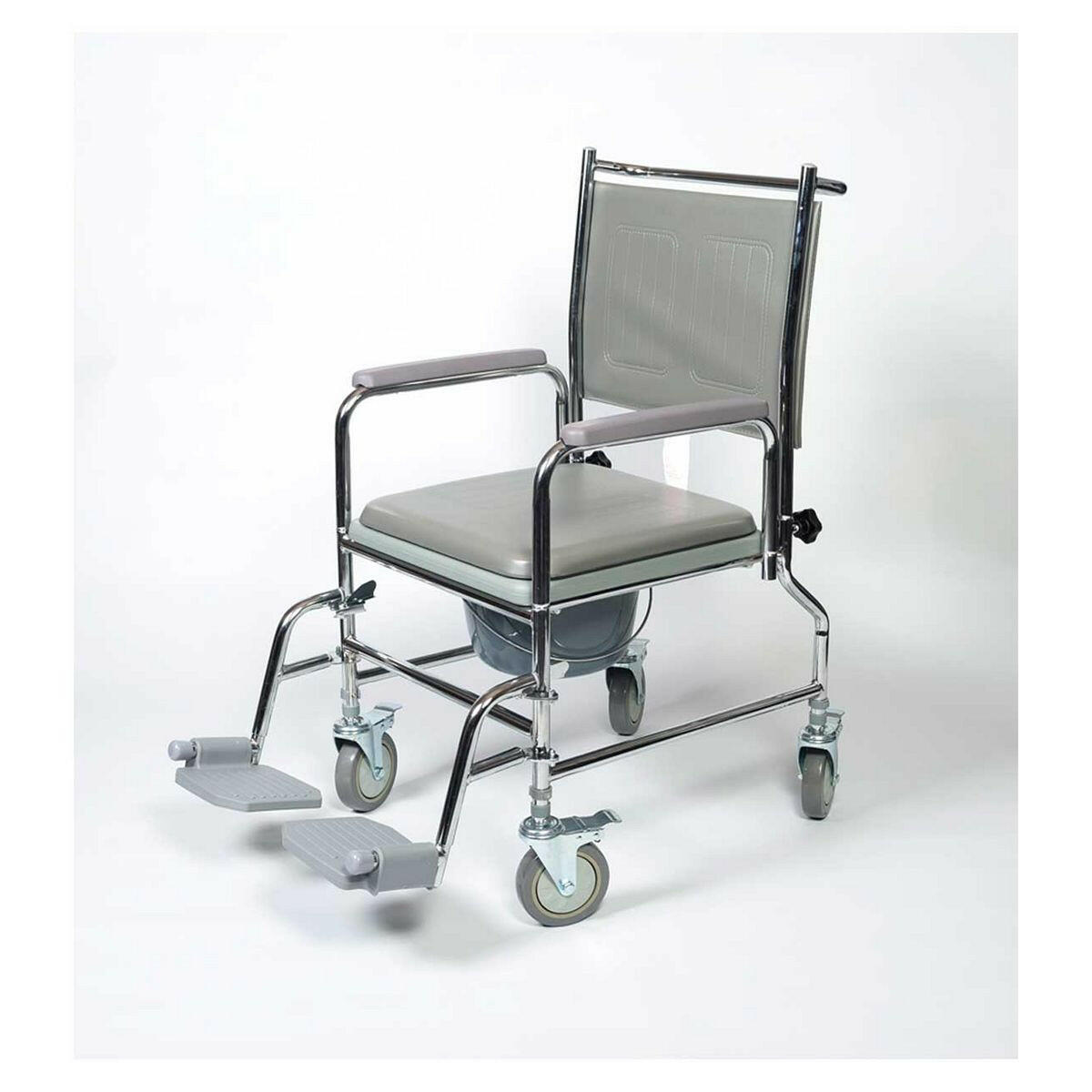 WheelAble Folding Shower Commode Chair  GOODS Boots   