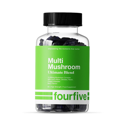 fourfive Multi Mushroom Ultimate Blend Berry Flavour 10,000mg 60 Gummies