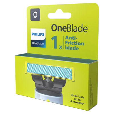 Philips OneBlade Anti-Friction Blade for Face 1 Pack, imported from the UK