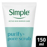 Simple Purify+ Pore Scrub 150 ml (British brand)